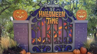 Disneyland Resort Halloween Time display with pumpkins and seasonal décor during the Fall Favorites 2026 media preview event.