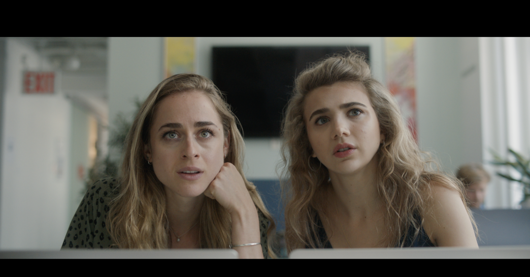 Delilah Napier and Lucy Powers in the NYC dating comedy Floating Carousel.