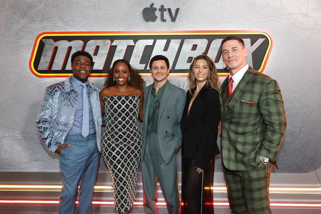 John Cena, Jessica Biel, Sam Richardson, Teyonah Parris and Arturo Castro discuss Matchbox The Movie.