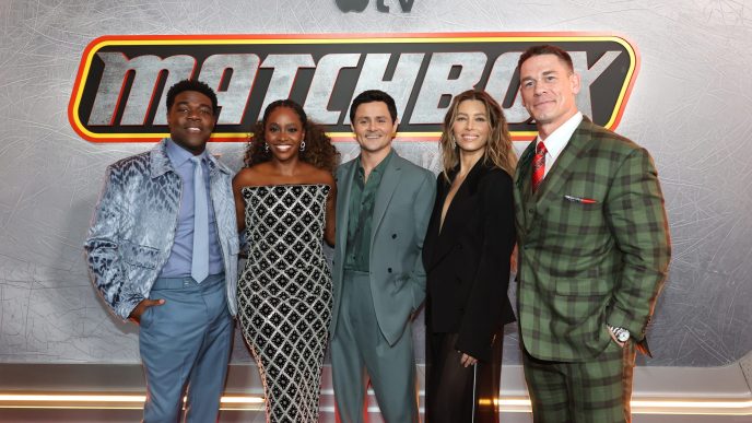 John Cena, Jessica Biel, Sam Richardson, Teyonah Parris and Arturo Castro discuss Matchbox The Movie.