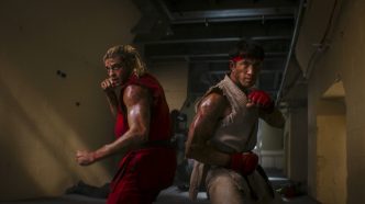 Andrew Koji as Ryu and Noah Centineo as Ken Masters in Street Fighter.